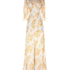 Luxxel Floral Print Maxi Dress